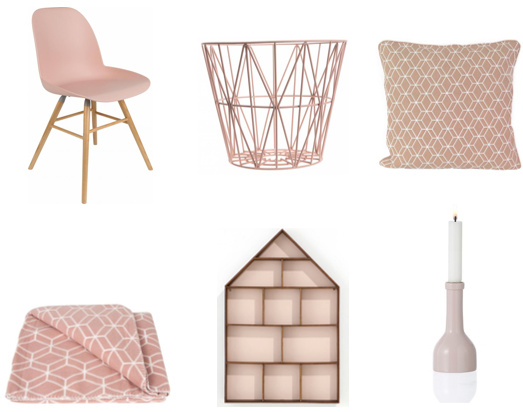 Roze in je interieur