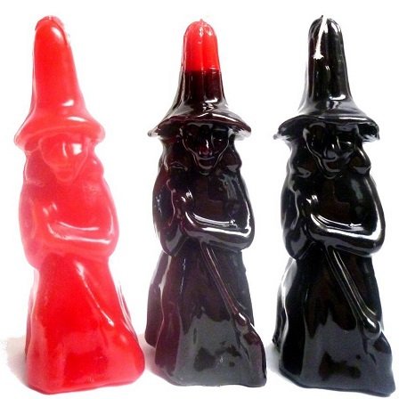 Kerzenfigur Hexe