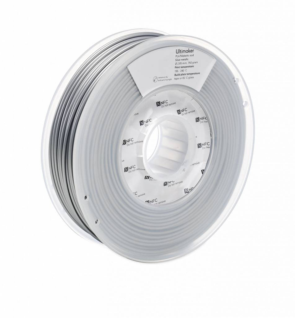 Ultimaker PLA 750gr Silver-Metallic