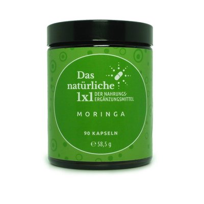 90 Moringa Kapseln im Glas