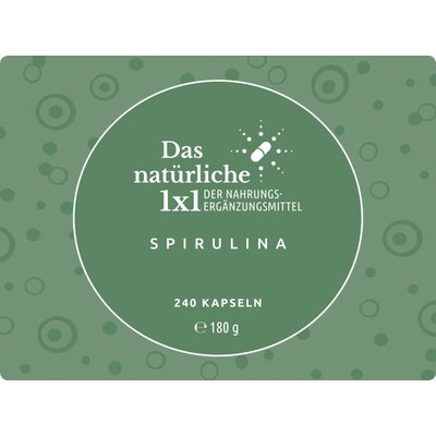 240 Spirulina-Kapseln im Nachfüllpack