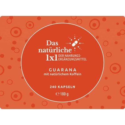 240 Guarana-Kapseln im Nachfüllpack