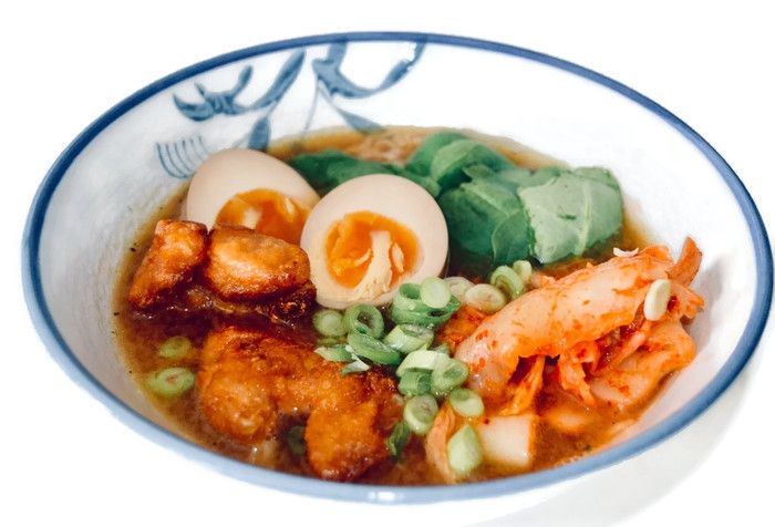 Ramen Japanse noedelsoep, een recept