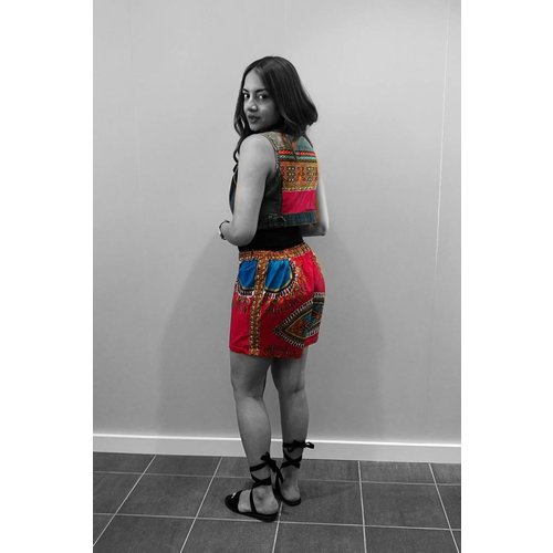 Dashiki short roze Dashiki short roze