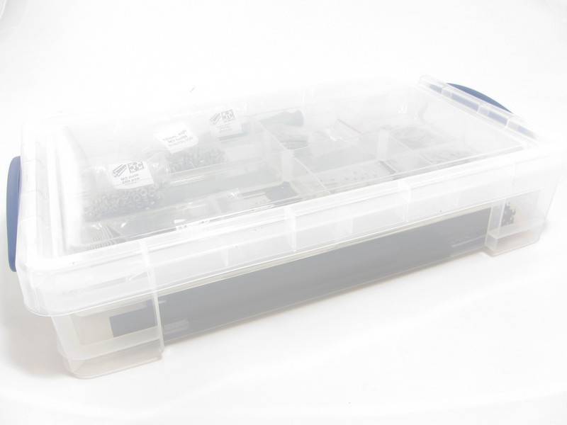 Storage Box 1p Makerbeam Makerbeam 10x10mm Aluminum Profile 1 Storage Box Multiple Compartments Openbeam And Compatible
