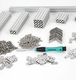 MakerBeam - 10x10mm aluminum profile MakerBeam Regular Starter Kit Clear
