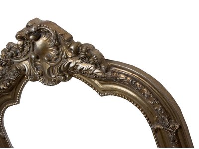 Paris - Spiegel mit silbernem Barock-Rahmen