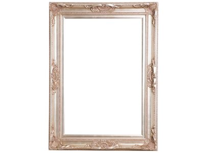 Nice - silberner Barock-Rahmen mit Ornament