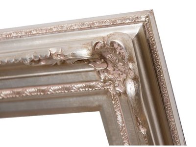 Nice - silberner Barock-Rahmen mit Ornament
