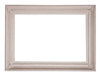 Bari - einzigartiger Holzrahmen in Offwhite