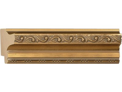 Spiegel mit klassischem goldenem Rahmen