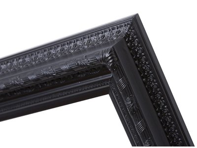 Vigo schwarzer Rahmen mit Ornament