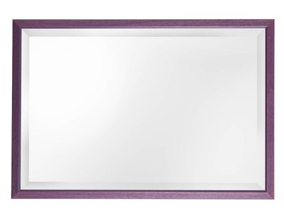 Lille - Spiegel mit schmalem violetten Rahmen