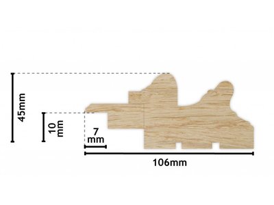 Murcia - Holzrahmen mit Ornament