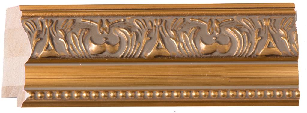 Spiegel mit goldenem Barock-Rahmen