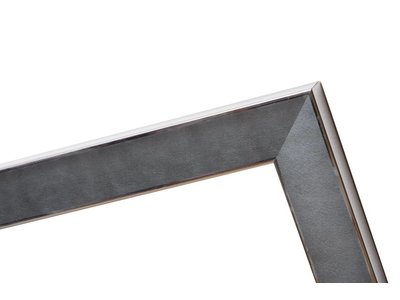 Silberner und grauer Design-Bilderrahmen