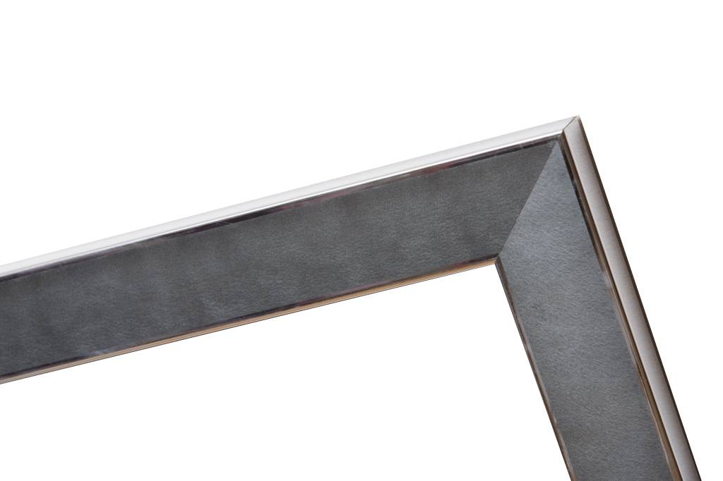 Silberner und grauer Design-Bilderrahmen