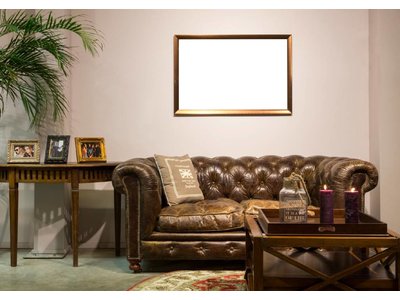 Design-Bilderrahmen in der Farbe Bronze