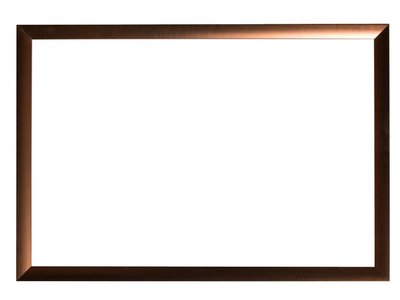 Design-Bilderrahmen in der Farbe Bronze
