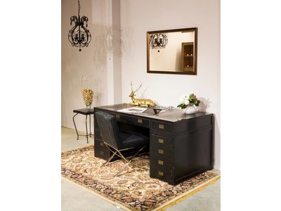 Corte - diagonaler Design-Spiegel in der Farbe Bronze