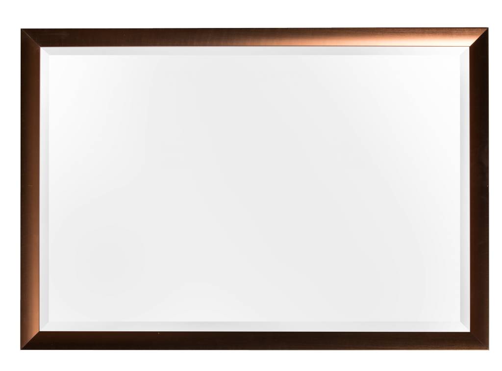 Corte - diagonaler Design-Spiegel in der Farbe Bronze