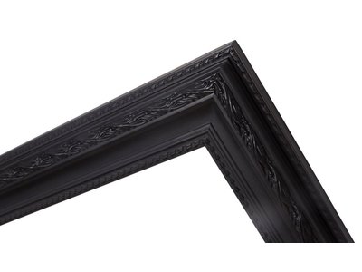 Pizzo Italienischer schwarzer Rahmen
