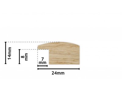 Levie - Weißer Holz-Bilderrahmen