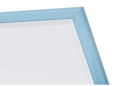 Levie - Spiegel mit schmalem blauen Rahmen