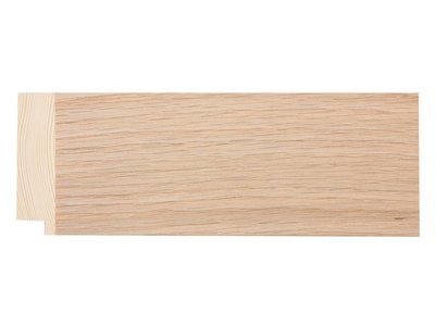 Sardinia Grande - Spiegel mit breitem Rahmen aus hellem Holz