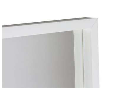 Veneto -Designer Spiegel mit weißem Rahmen
