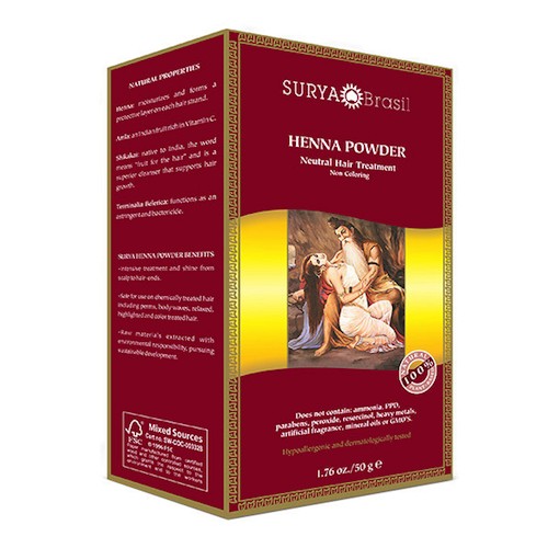 Surya Brasil Henna Poeder Neutraal