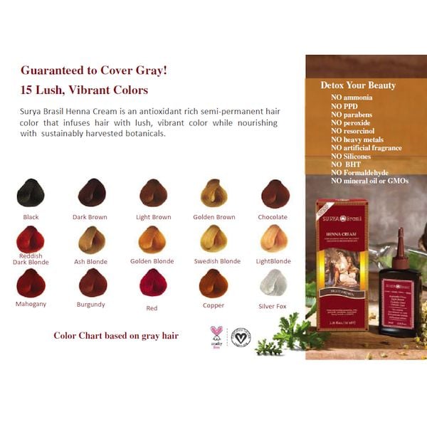 Surya Brasil Surya Brasil Henna Cream Chocolate Staining De Groene