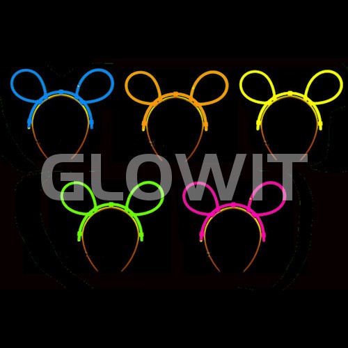 Glowit 25 Bunny Mickey diadeem connectors (Zonder sticks)