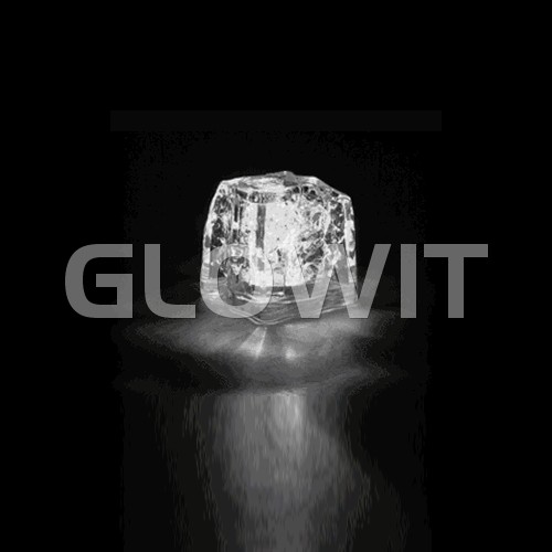 Glowit Glaçon LED - 30mm x 30mm x 30mm - blanc