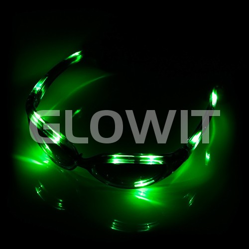 Glowit LED zonnebril - Groen