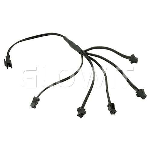 Glowit Electroluminesence (EL) wire Splitter - 5-way