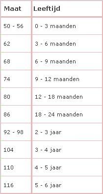 verlegen koffer adverteren Size chart for babies and children's clothing - Minis Only | Kids clothing  and Baby clothing