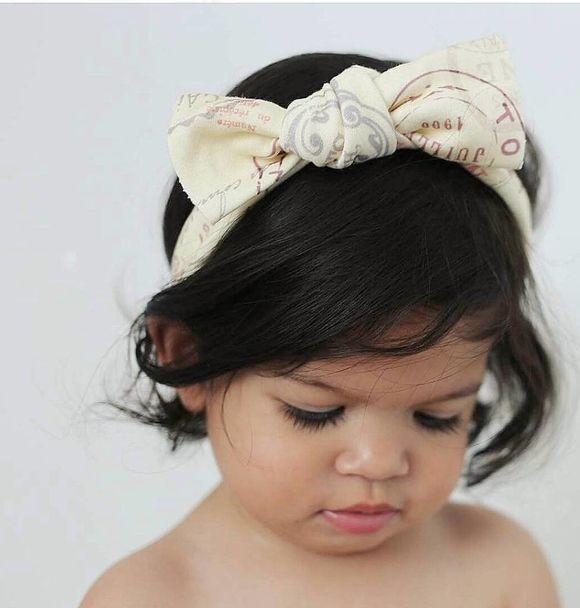 Betere Mooie geknoopte haarbandjes baby | Hoofdbandana's meisjes - Minis IU-78