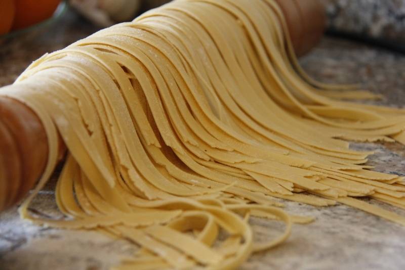 Koken met thee: Tagliatelle