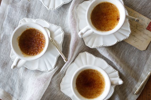 Koken met thee: Crème brûlée