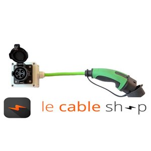 Ratio Câble adaptateur Type 1 mâle - Type 2 femelle (0,5 mètre)