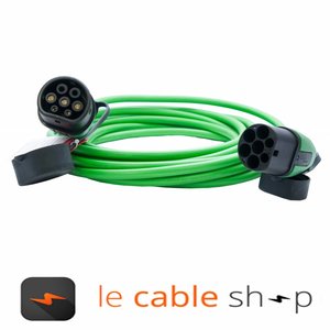 Ratio Câble de recharge véhicule électrique 32A Triphasé Type 2 - Type 2 (8 mètres)