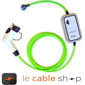 Ratio Chargeur véhicule électrique portatif domestique Type 1 Femelle - 10A Monophasé (10 mètres)