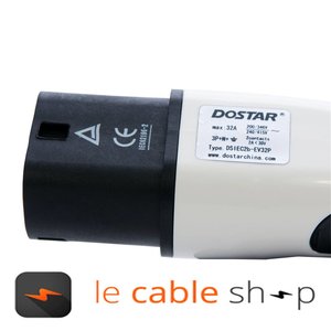 DOSTAR Connecteur Type 2 mâle 32A