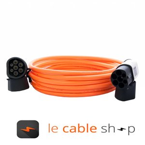 DOSTAR Câble de recharge véhicule électrique 16A Monophasé Type 2 - Type 2 (6 mètres)