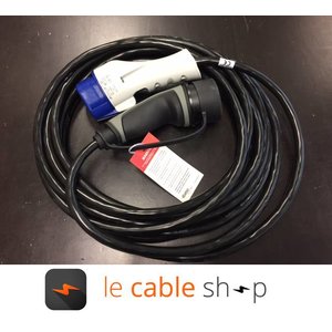 Ratio Câble de recharge véhicule électrique 16A Monophasé Type 3 - Type 2 (4 mètres)