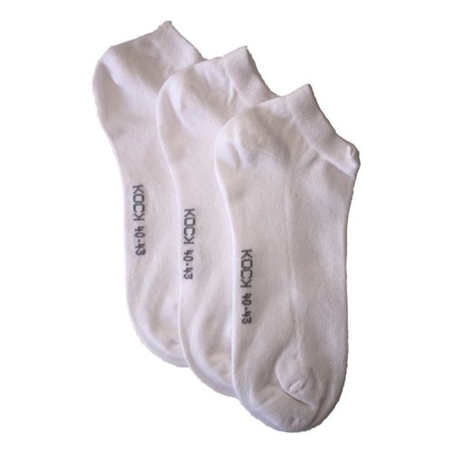 Kock Sockswear 3-pack naadloze sneakersokken heren wit Kock Sockswear 3-pack naadloze sneakersokken heren wit