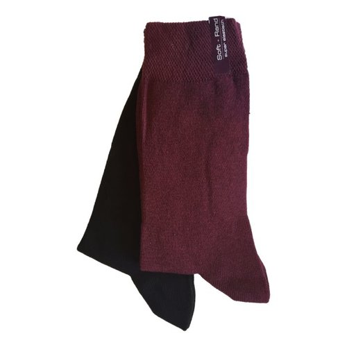 Kock Sockswear 2-pack naadloze damessokken bordeaux-zwart Kock Sockswear 2-pack naadloze damessokken bordeaux-zwart