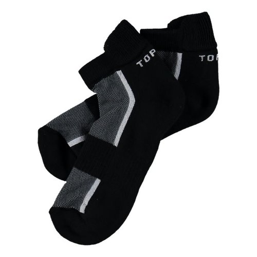 Topeco Hardloopsokken dames zwart Topeco Hardloopsokken dames zwart