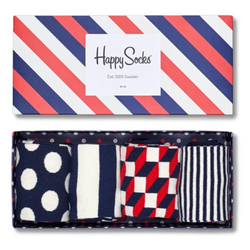 Happy Socks Big Dot Gift Box blauw Happy Socks Big Dot Gift Box blauw
